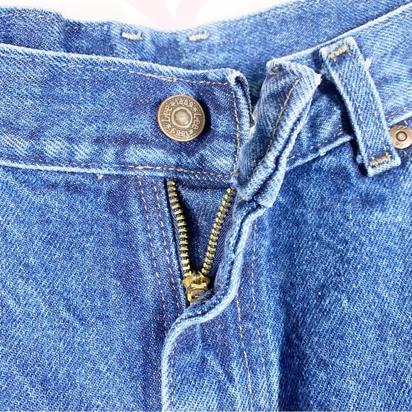 Vintage Style Lee Dark Wash High Waist Mom Denim Jeans 12 - Picture 5 of 12